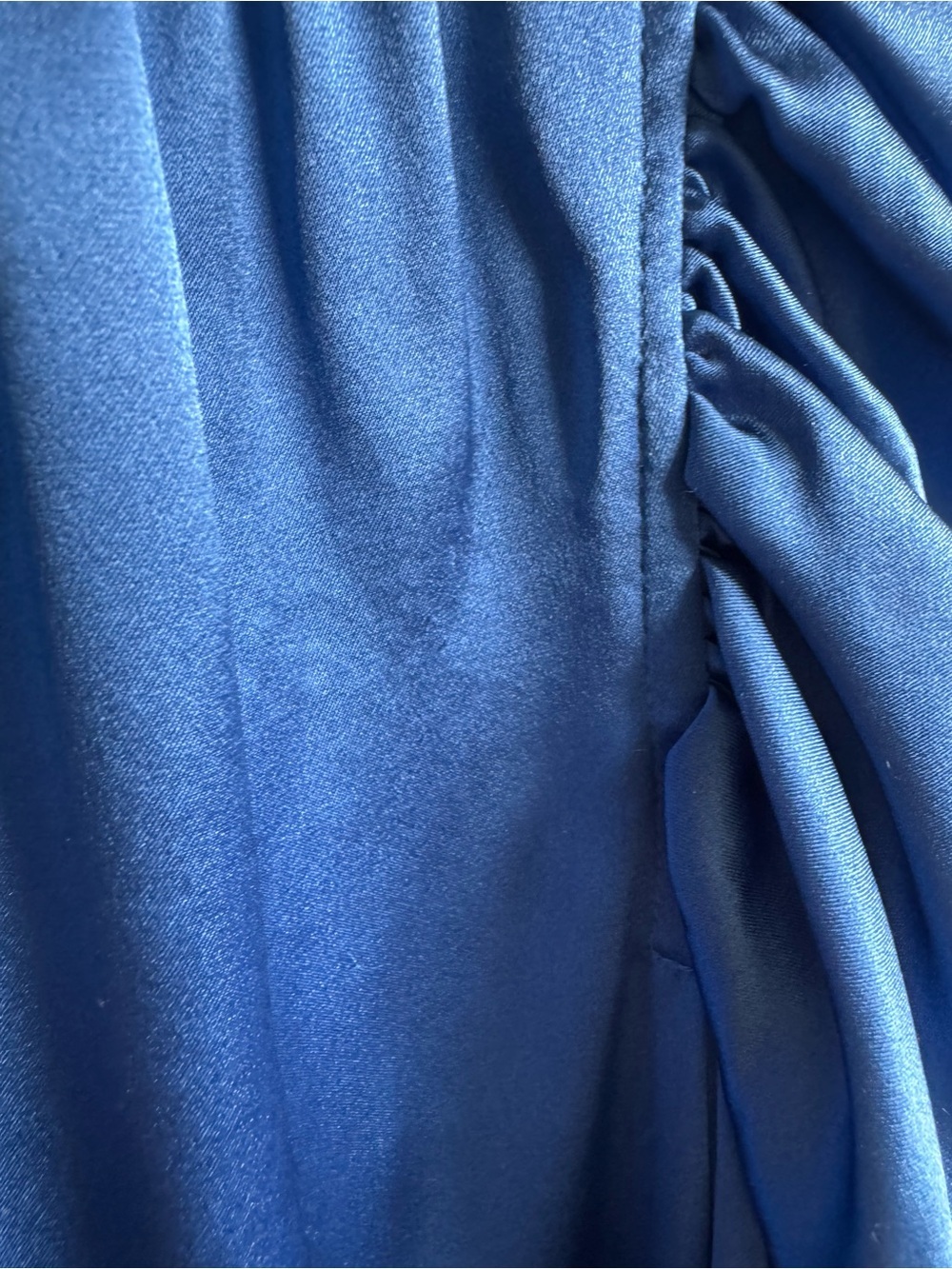 FRAME Women's Blue Silk Puff Sleeve Blouse XS - Picture 8 of 9
